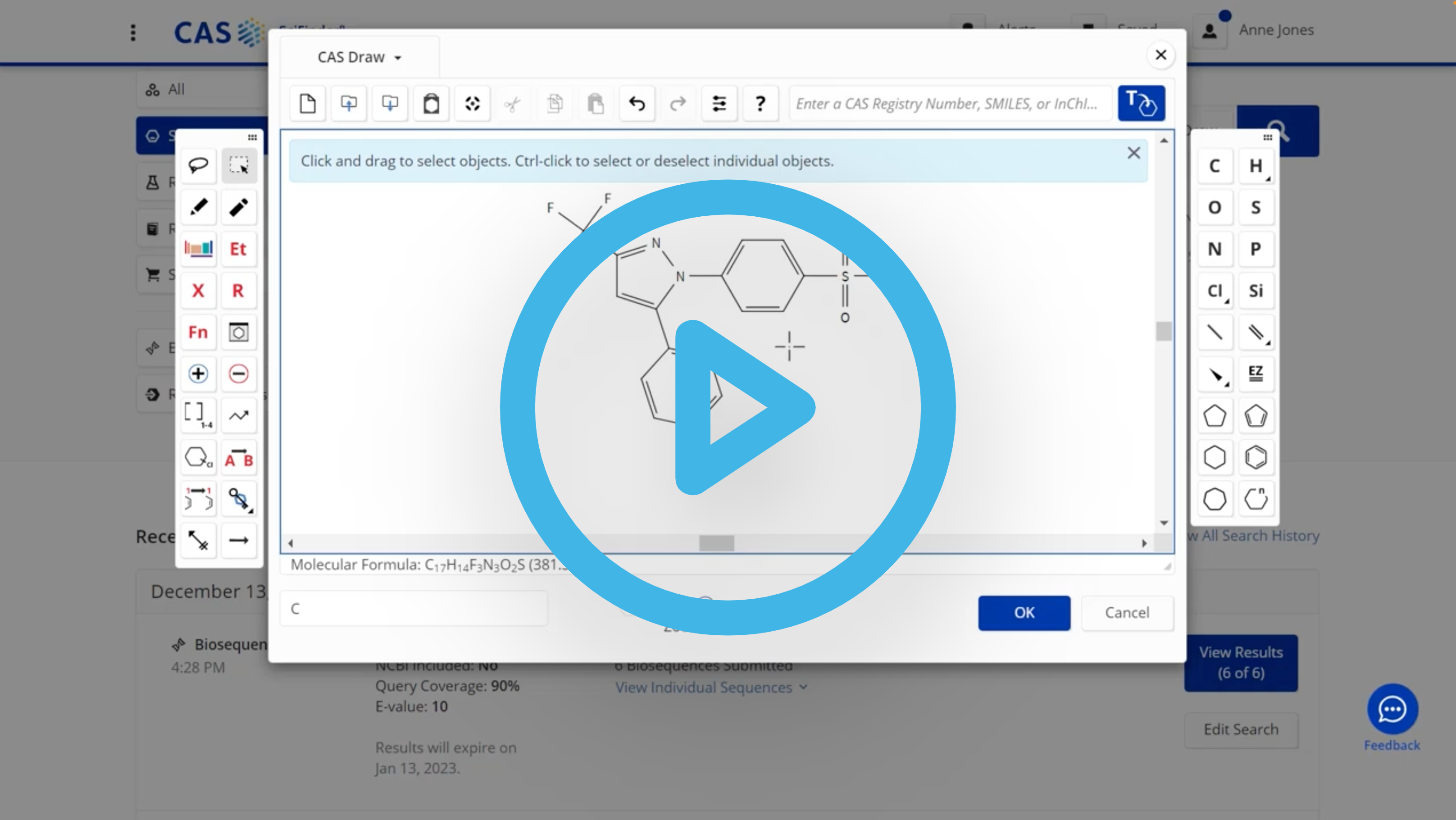 Advanced structure searching with CAS SciFinderⁿ