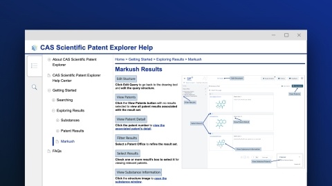 Markush results screenshot